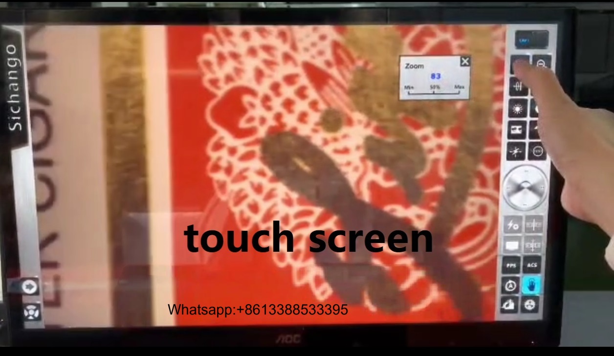 Как настроить камеру для перемещения справа налево и осмотра обеих сторон рулона этикеток