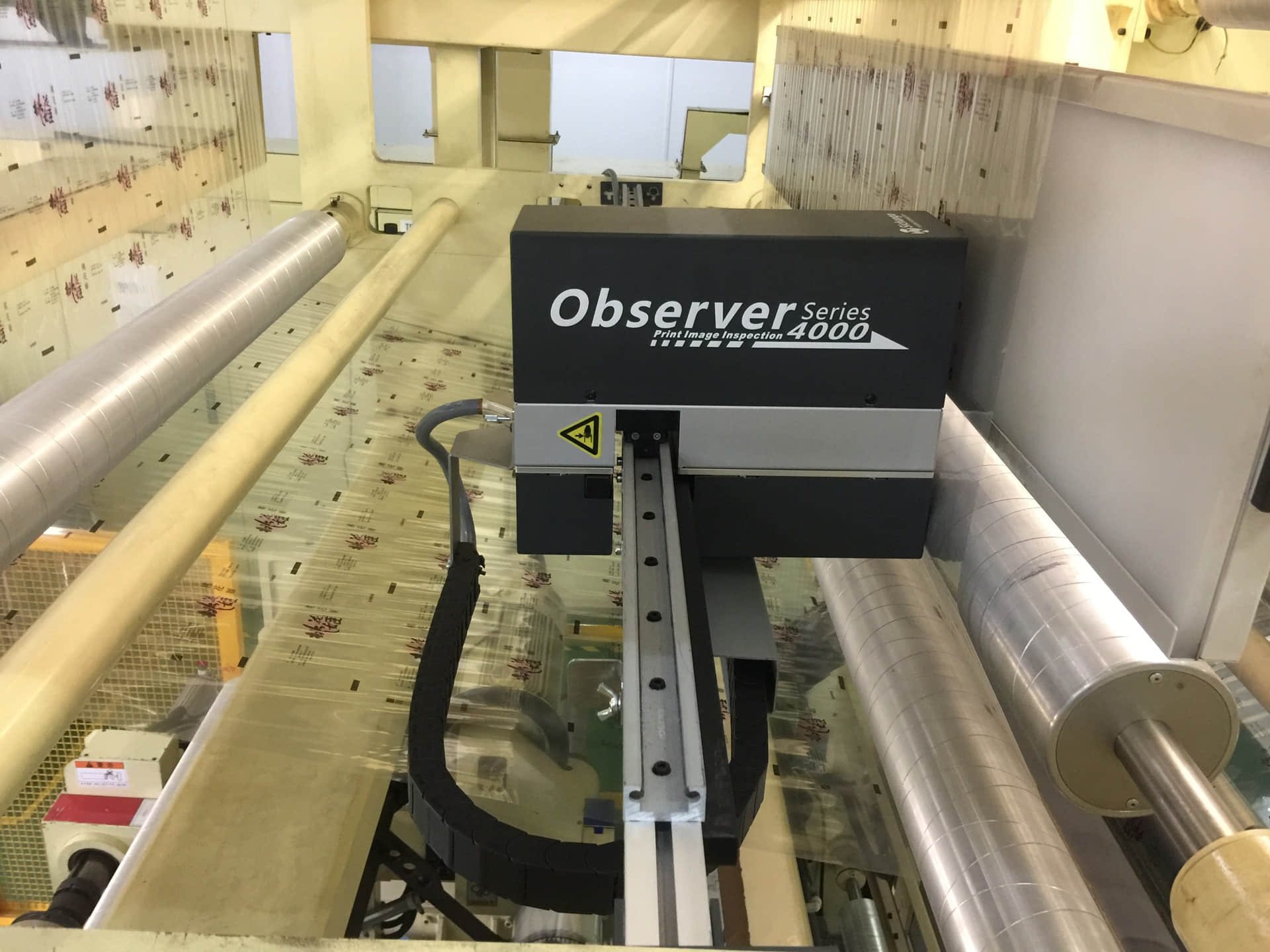 Detect Label Printing Defects with the SICHANGO Observer 4000 Narrow Web Inspection System